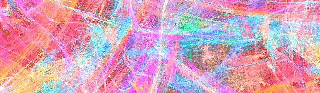 Buntes Liniengewirr als Symbol für chaotische Website-Struktur